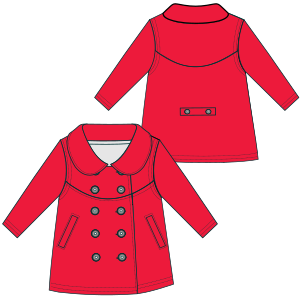 Fashion sewing patterns for GIRLS Jackets Coat 6742